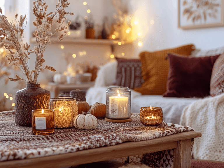 Jesienne dekoracje wnetrz