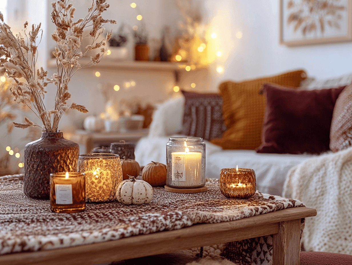 Jesienne dekoracje wnetrz