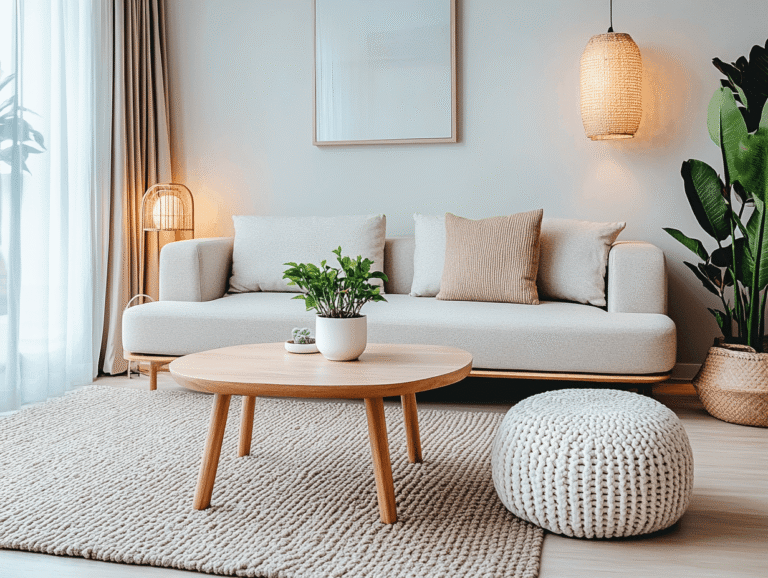 Wnętrze w minimalistycznym stylu