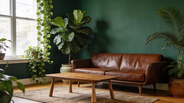 cover zielone sciany i brazowa sofa 5 zasad salonu moder 1780138149979